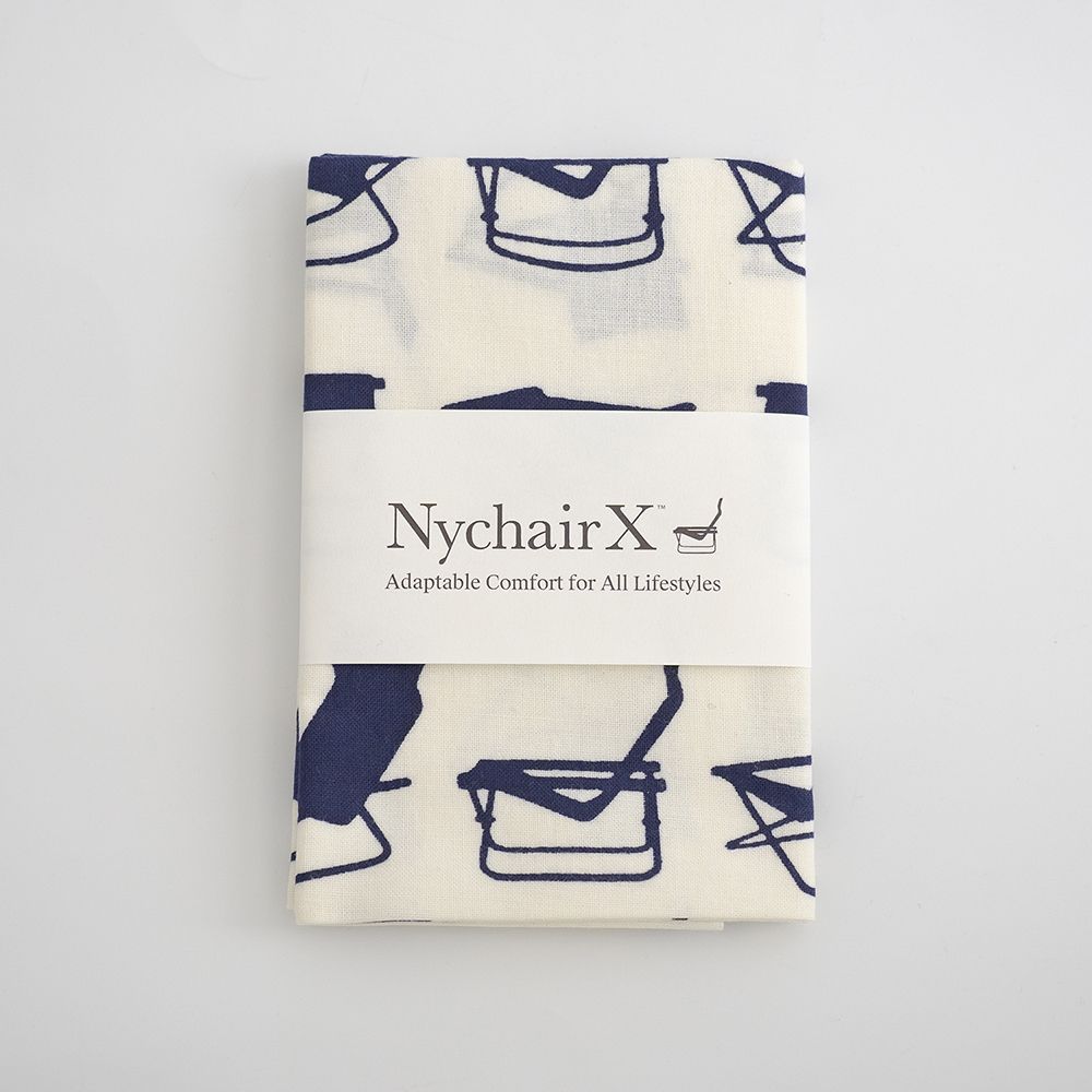 Nychair Xがデザインされた手ぬぐい