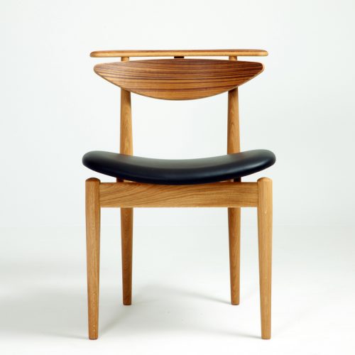 Reading Chair, black, leather 【正方形】